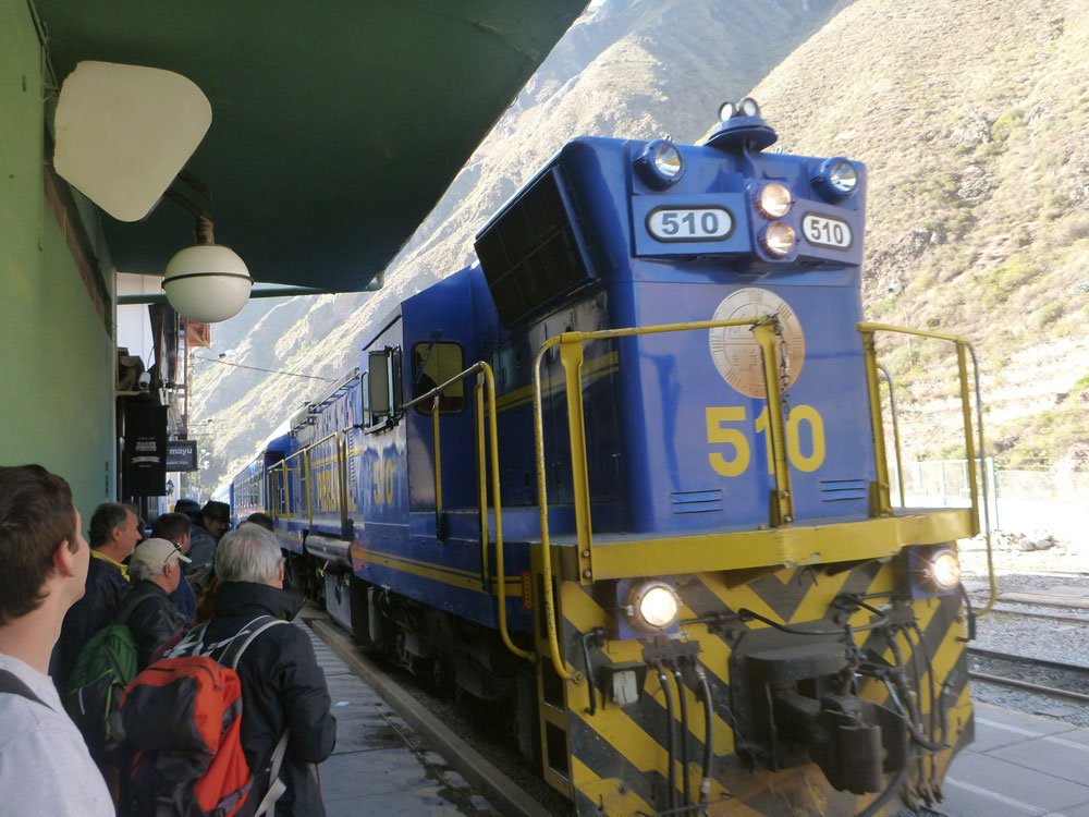 Ollantaytambo Train Station Peru